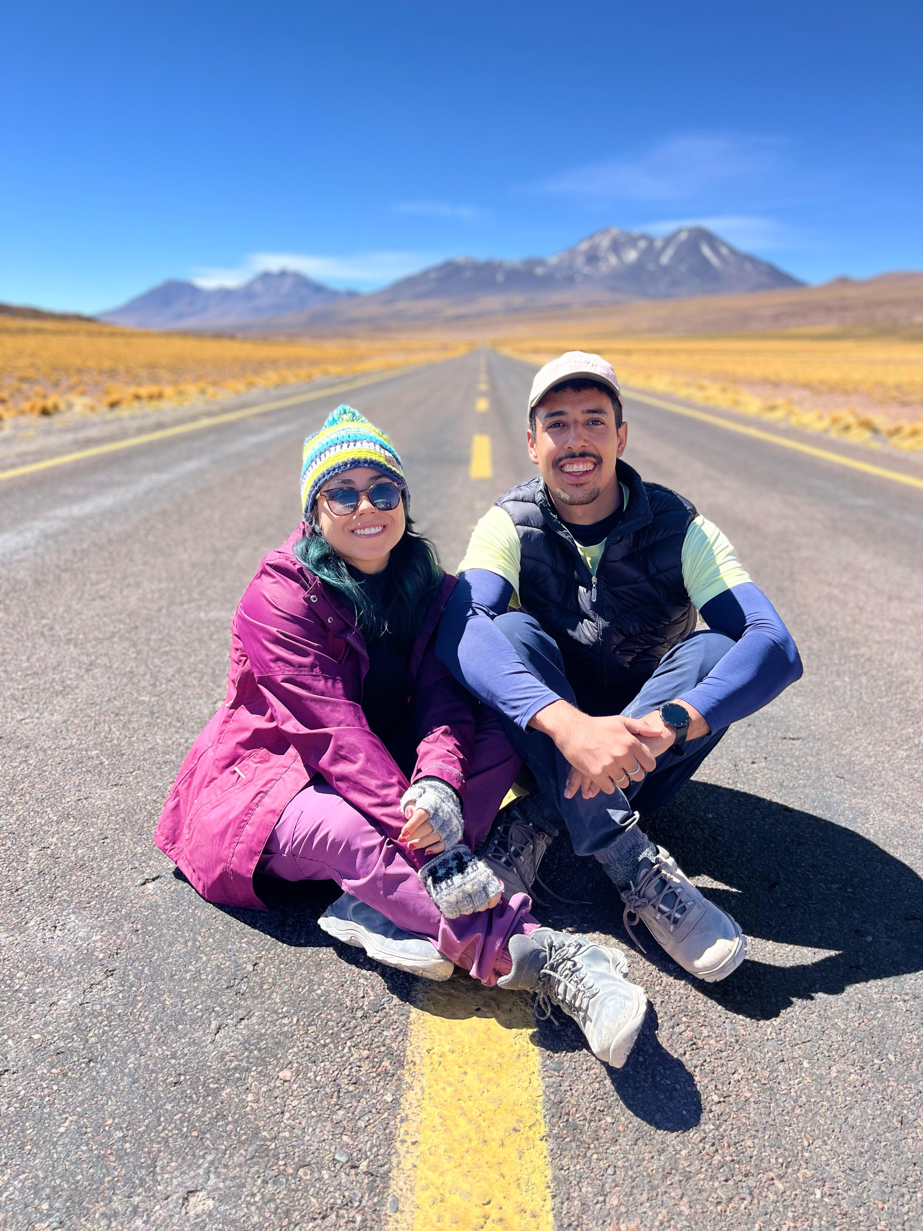 Luís and Gabriela together